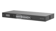 Switch UNV NSW2020-16T1GT1GC-LPOE-IN 18 Cổng ( 16 PoE + 1 Uplink + 1 Combo ) 10/100 Mbps
