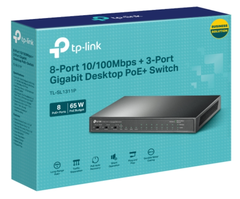 Switch 11 Cổng TP-Link TL-SL1311P | 8 Cổng PoE+, Công Suất 65W