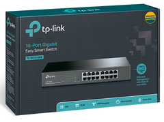 Switch TP-Link TL-SG1016DE (Gigabit (1000Mbps)/ 16 Cổng/ Smart Switch/ Vỏ Thép)
