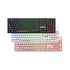 Bàn Phím Văn Phòng Cao Cấp EDRA EK506 Đen/Trắng/Hồng