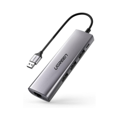 Bộ Chia USB 3.0 Ra 3 Cổng USB 3.0 + LAN Gigabit Ugreen 60812