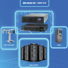 Bộ Lưu Điện Online Rack Masu MS – 10KR LCD 10KVA/9000W