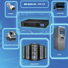 Bộ Lưu Điện Online Rack Masu MS – 1KR LCD 1000VA/900W