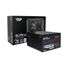 Bộ Nguồn VSP Elite Active PFC V600P Đen 600W