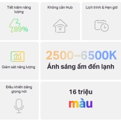 Bóng Đèn Wifi Thông Minh Đa Sắc Tapo L535E