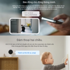 Camera Wifi 2MP 1080P EZVIZ C1C-B Trong Nhà Nhỏ Gọn