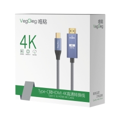 Cáp Chuyển USB Type C 3.1 Ra HDMI Dương 4K VegGieg V-Z625