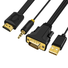 Cáp Chuyển VGA Ra HDMI (Dương) VegGieg V-Z206