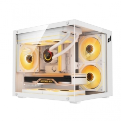 Case Thùng Máy EDRA ECS1305 Đen/Trắng