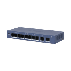 Switch PoE 8 port (Hỗ trợ 2 cổng mạng uplink) DH-S3010-8ET2ET-60