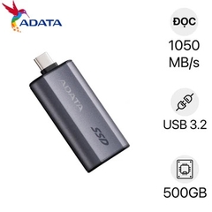 Ổ cứng di động SSD ADATA SC750 USB 3.2 Gen 2 1050MB/s 500GB