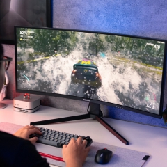 Màn Hình Cong Gaming EDRA EGM34Q240PR 34 Inch WQHD 240Hz VA