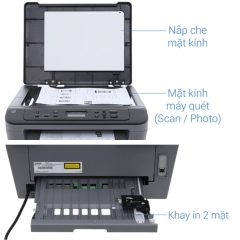 Máy In Laser Trắng Đen Đa Năng Brother DCP-L2520D In 2 Mặt Scan Copy