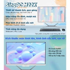 Máy Tính All In One SingPC M22Ki382-W Core i3 10100