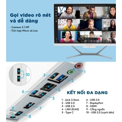 Máy Tính All In One SingPC M22Ki582-W Core i5-10400