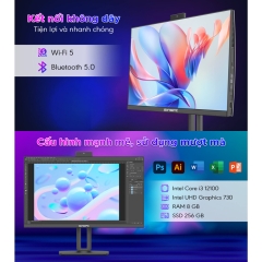 Máy Tính All In One SingPC M24Ei31282-W Core i3-12100