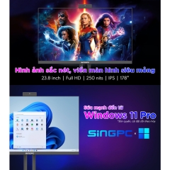 Máy Tính All In One SingPC M24Ei31282-W Core i3-12100