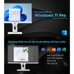 Máy Tính All In One SingPC M24Pi31282-W Core i3-12100