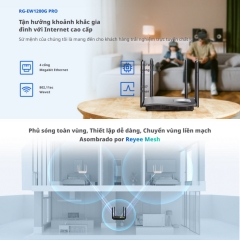 Router Wifi Ruijie RG-EW1200G PRO Băng Tần Kép 1267Mbps