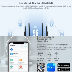 Router Wifi Ruijie RG-EW1200G PRO Băng Tần Kép 1267Mbps