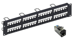 Thanh đấu nối mạng Patch Panel rỗng 48 cổng CommScope (2U, 19 inch).