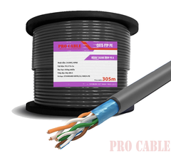 Cáp mạng PRO CABLE Cat5 FTP PE