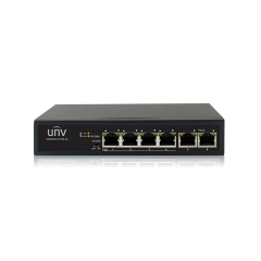 Switch UNV NSW2010-6T-POE-S-IN 6 Cổng ( 4 PoE + 2 Uplink ) 10/100Mbps