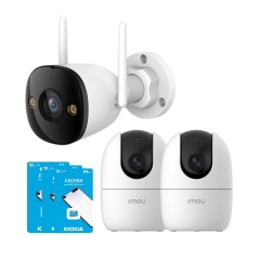 Trọn Bộ 3 Camera Wifi Imou Thẻ Nhớ 64GB