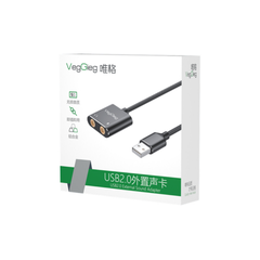 Card sound USB ra 3.5mm VegGieg V-K103