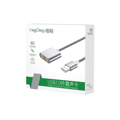 Card sound USB ra 3.5mm VegGieg V-K104