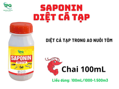 DIỆT CÁ TẠP - SAPONIN - CHAI 100ML
