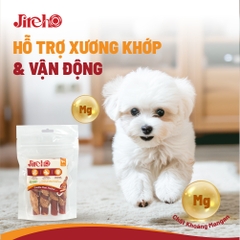 Que xoắn nhân thịt heo quấn gà