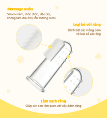 Bàn chải đánh răng cho chó Budle'Budle
