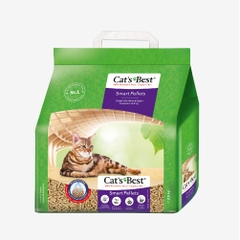 Cát vệ sinh hữu cơ vón cục cho mèo lông dài Cat’s Best Smart Pellets