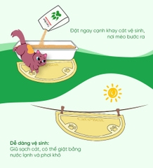 Thảm vệ sinh Cat's Best Cat Litter anti-tracking mat