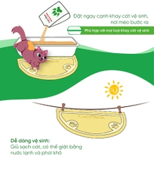 Thảm vệ sinh Cat's Best Cat Litter anti-tracking mat