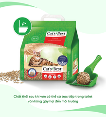 Cát vệ sinh hữu cơ vón cục khử mùi và vi trùng Cat's Best Original