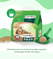 Cát vệ sinh hữu cơ vón cục siêu thấm hút và kháng khuẩn Cat's Best Sensitive