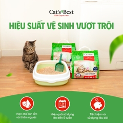 Cát vệ sinh hữu cơ vón cục khử mùi và vi trùng Cat's Best Original