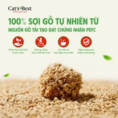 Cát vệ sinh hữu cơ vón cục khử mùi và vi trùng Cat's Best Original