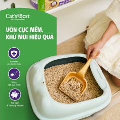 Cát vệ sinh hữu cơ vón cục cho mèo lông dài Cat’s Best Smart Pellets