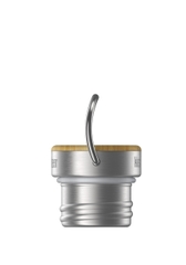 Bình Giữ Nhiệt Klean Kanteen Rise Reflect 20oz 592ml Nắp Tre Bamboo Cap Màu inox Brushed Stainless, Inox 18/8 Chính Hãng