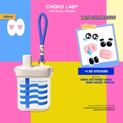 Bình Nước Nhựa Tritan Chako Lab Square Cup 780ml