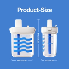 Bình Nước Nhựa Tritan Chako Lab Square Cup 780ml