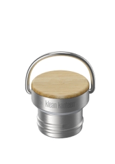 Bình Giữ Nhiệt Klean Kanteen Rise Reflect 20oz 592ml Nắp Tre Bamboo Cap Màu inox Brushed Stainless, Inox 18/8 Chính Hãng