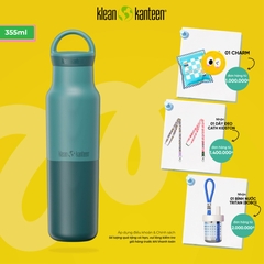 Bình Giữ Nhiệt Klean Kanteen Rise Classic 12oz 355ml Nắp Quai Arch Loop Cap, Inox 18/8 Chính Hãng