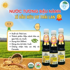 Nước tương đậu nành hữu cơ Thái Lan (xì dầu) 300ml