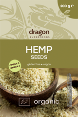 Hạt gai dầu hữu cơ Dragon Superfoods 200gr