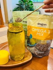 Hỗn hợp hạt Omega 3 hữu cơ Dragon Superfoods 200g