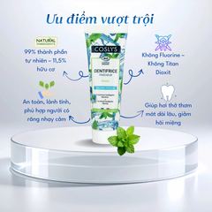 Kem đánh răng the mát hữu cơ Coslys (100g)
